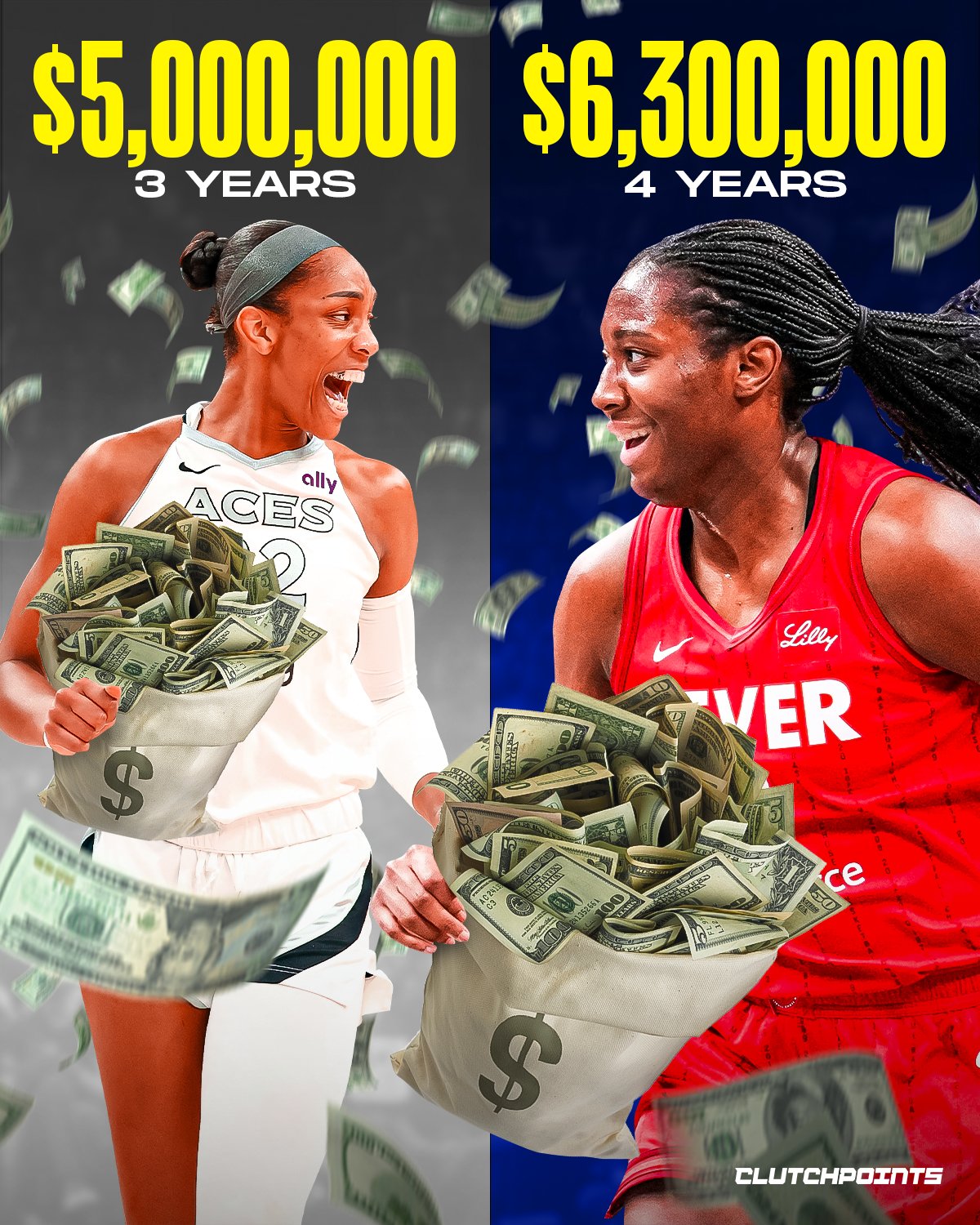 PG电子登录入口-WNBA历史最大合同!状元中锋波士顿4年630万续约狂热 破阿贾纪录
